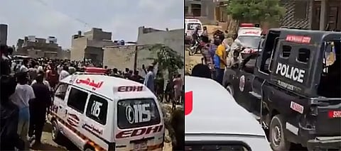 Karachi Blast, Karachi Explosion, Karachi Bomb Blast Today, Karachi Blast Today, Karachi Drone Attack, Karachi Drone Blast