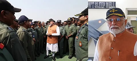PM Modi makes surprise visit to Adampur Air Base, interacts with India's Air Warriors