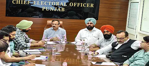 Ludhiana West Bye-poll:  ACEO holds meeting with political parties, briefs process of nomination filing and ECI guidelines