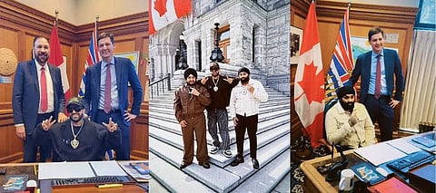 Jazzy B, Jazzy B British Columbia Assembly, Channi Nattan British Columbia Assembly, Inderpal Moga British Columbia Assembly