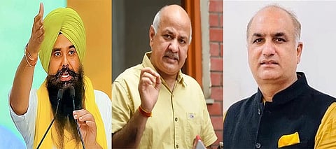 AAP Punjab Unit Overhaul, Manish Sisodia, Deepak Bali, Malwinder Singh Kang