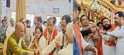 Nitin Kohli, Jalandhar Central Halka Incharge, visits religious plaaces & kickstarts his political journey