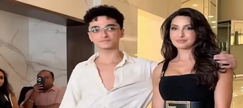 Nora Fatehi introduced her brother to the paparazzi: Heartwarming video goes viral