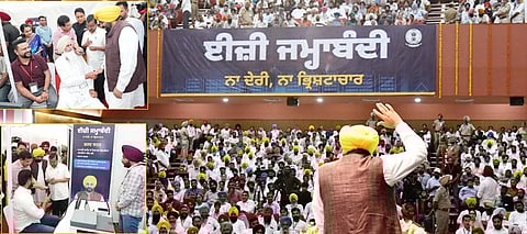 Punjab cm and arvind kejriwal launch another edition of revenue reforms through easy jamabandi portal