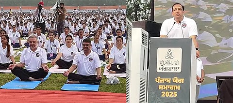 Jalandhar PAP Ground Yoga EVent