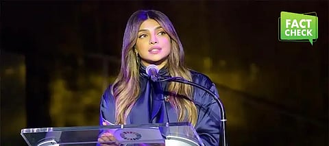 Priyanka Chopra Fact Check