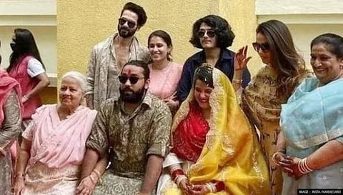 Shahid’s sister Sanah Kapoor’s wedding: Naseeruddin Shah performs special ceremony with wife Ratna Pathak, watch video inside