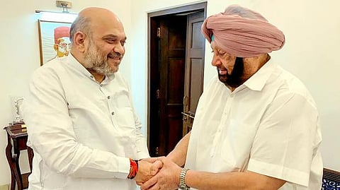 Captain Amrinder meets Amit Shah ahead of Punjab Assembly Election results, says we discussed Punjab, not polls