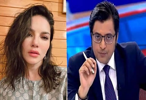 'Sunny Leone leading with 500 votes': Netizens recall Arnab Goswami's goof-up from 2019 poll results; Watch