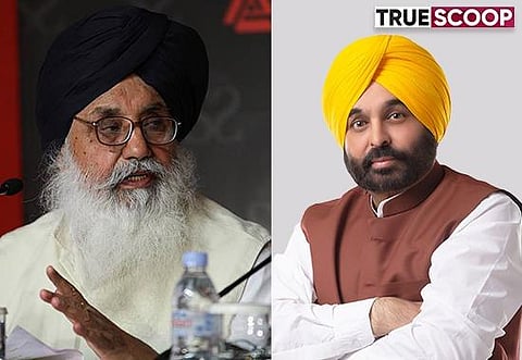 Former CM Parkash Singh Badal’s taunt on Bhagwant Mann; says Corruption does not end with the words of anyone