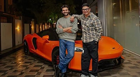 Kartik Aaryan gets India's 1st McLaren GT as a gift from Bhool Bhulaiyaa's 2 producer, says 'Next would be private jet'