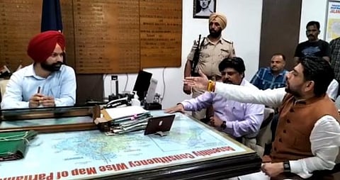 Heated argument between ADC Jalandhar Amit Sareen and MLA Sheetal Angural, employees to go on strike; Watch video