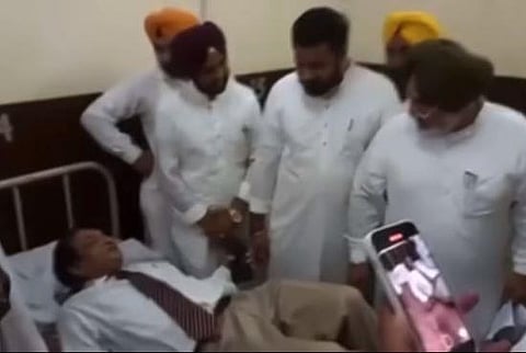 "CM Mann apologized to me" claims VC, Dr. Raj Bahadur, who was forced to lie on dirty hospital mattress