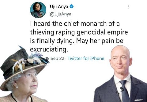 Queen Elizabeth II death: Professor who wished UK's monarch a 'painful' death gets an earful from Jeff Bezos