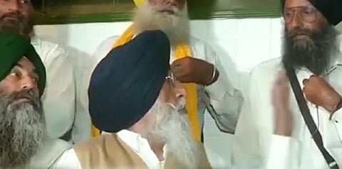 Video: Simranjit Singh Mann's aggressive mode during a press conference, told his party worker to 'Get out'