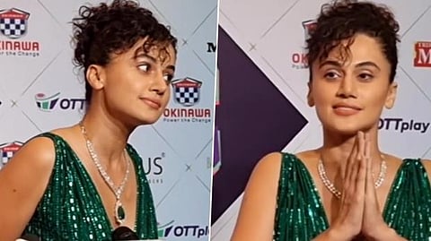 Viral Video: Taapsee Pannu gets angry over a journalist at OTT Play Award night, says "Do your homework first..."; Watch