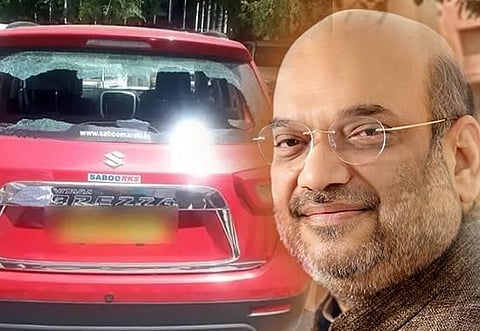 Amit Shah Security Breach: TRS leader parks vehicle ahead of Home Minister's cavalcade in Hyderabad, second incident in two weeks