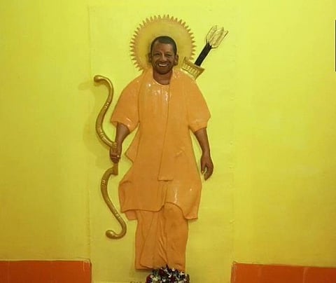 Yogi Aditynath’s die-hard follower dedicates temple to his name, performs Bhajan and Aarti in the viral video: Watch