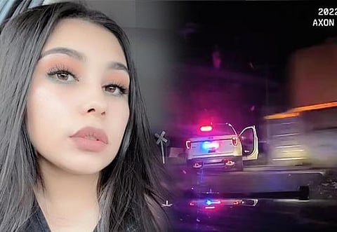 Colorado: Woman suspect handcuffed in Police cruiser hit by train in horrific viral video; 9 ribs broken