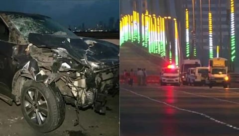 Bandra-Worli Sea Link Accident: 5 dead, 8 injured after a speeding car crashes into accident spot in a horrific video; Watch