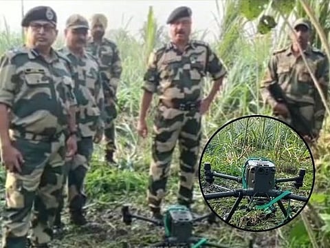 Punjab: BSF personnel of Gurdaspur Sector shoot down Pakistani drone at Shahpur border, search operation initiated