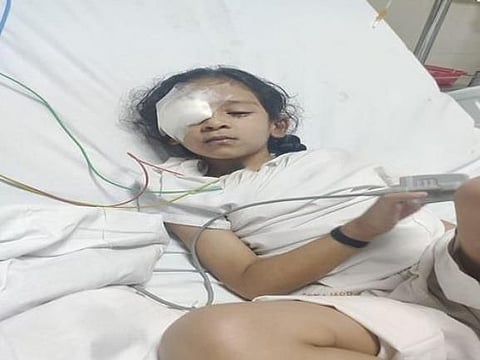 Ludhiana DAV School: Class 1 girl loses eyesight after classmate pokes pencil; family members stage protest against school