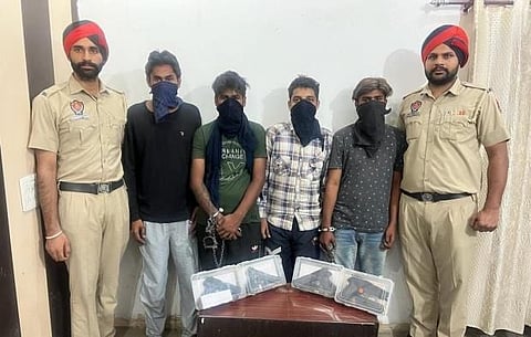Punjab police arrested two shooters among four persons for murdering a shopkeeper in Tarn Taran; 4 pistols recovered