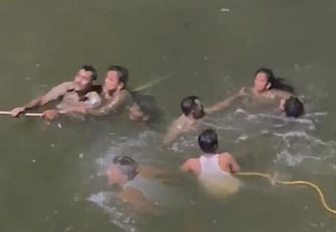 Video: Constable Vijay Pratapbhai Chawda hailed for saving dozen of lives after Morbi Bridge Collapse