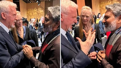 “If you ever wanna make a movie here…”: James Cameron to SS Rajamouli over his Hollywood ambitions, heaps praise for RRR; Watch