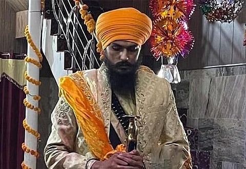 Waris Punjab De Chief Amritpal Singh's marriage first pictures out, couple ties knot in Village Jallukherha
