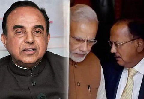 "Modi too may have to quiet", Subramanian Swamy makes a tall claim on PM's future if Ajit Doval continues to hold NSA's post