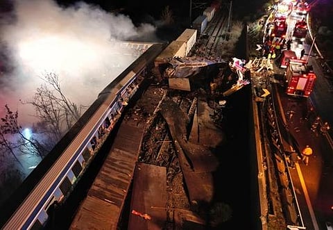 Greece train collision video: At least 36 dead 85 injured as passenger train rams freight train; Watch