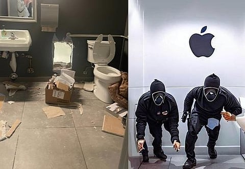 'Real life Money Heist': Seattle's Apple Store robbed as thieves enter through a tunnel in bathroom, 436 iPhones stolen