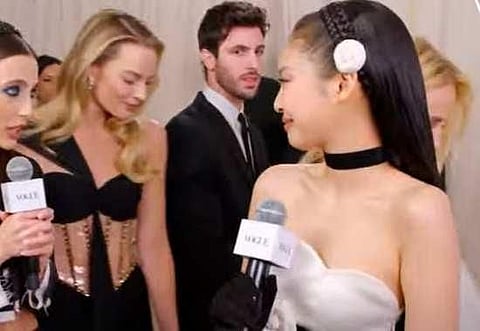 Met Gala 2023: BLACKPINK's Jennie ambushed by Barbie fame Margot Robbie mid-interview on red carpet debut