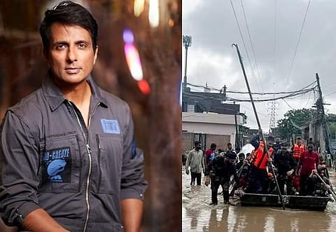Actor-Philanthropist Sonu Sood launches Helpline to Aid Flood- affected in Punjab, Says "I Can't Bear to Stand Idly By"