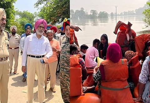 Army & NDRF teams rescue 300 flood victims from flood-affected villages in Kapurthala: Capt. Karnail Singh