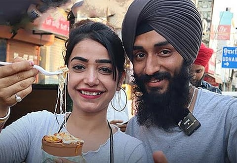 Jalandhar's viral 'kulhad pizza' couple indulge in verbal spat with customer over food quality; video viral