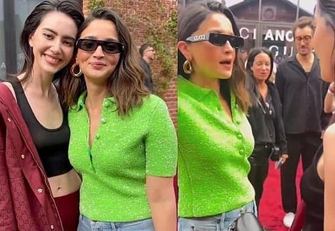 Alia Bhatt got trolled: Chewing Gum during conversation with Thai Actress Davika Hoorne; Netizens label her Mannerless
