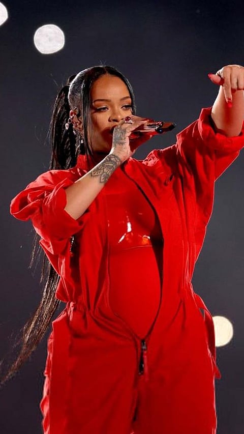 10 BACKSTAGE pics of 'Pregnant' Rihanna at Super Bowl 2023