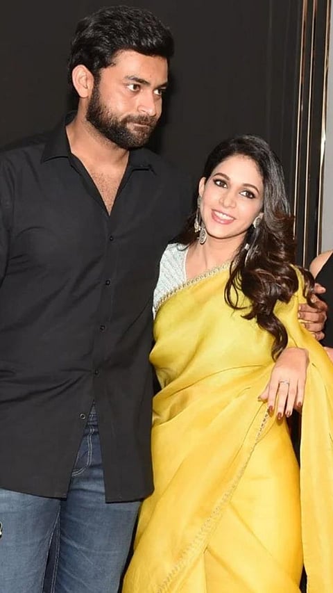 Inside Pics from Varun Tej and Lavanya's engagement