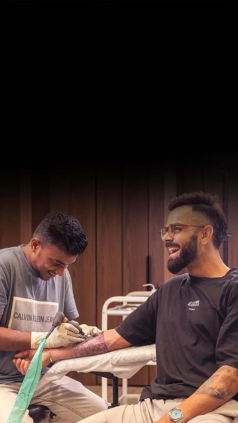 Virat Kohli's 9 tattoos and their meaning