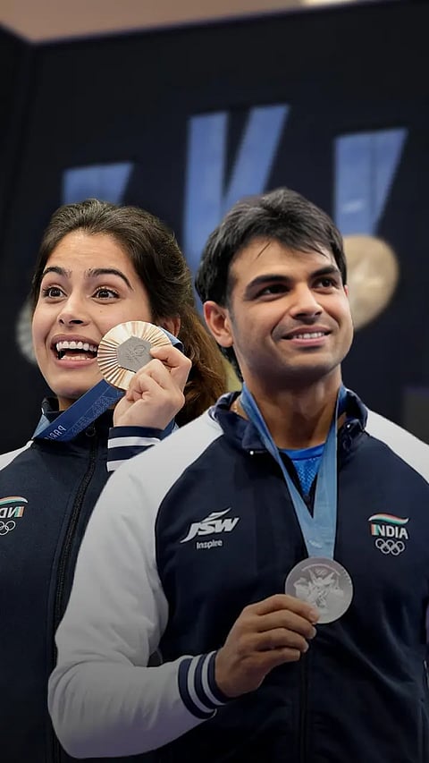 Top 10 countries' ranking based on medal tally at Paris Olympics 2024