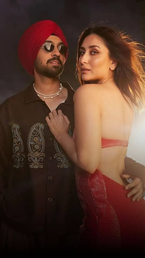Internet is abuzz after watching “Lover” Diljit with Kareena Kapoor