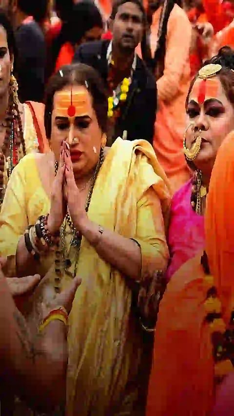 Kinnar Akhada turns visual spectacle at MahaKumbh 2025