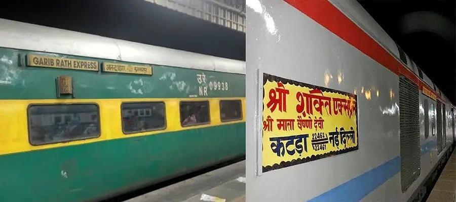 Garib Rath, Katra Express & more 20 trains to remain cancelled till ...