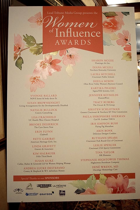 Women of Influence Awards at The Manor House