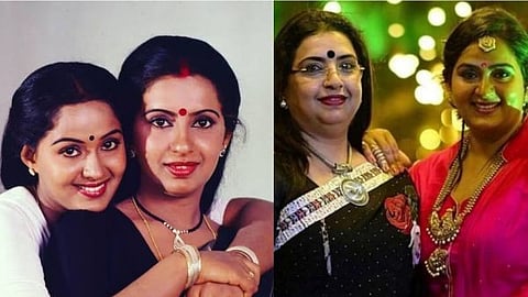 Veteran actresses Ambika and Radha