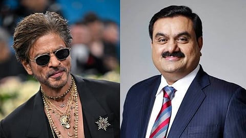Gautam Adani and Shah Rukh Khan