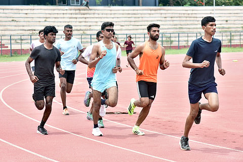 ದಸರಾ ಕ್ರೀಡಾಕೂಟ: ಕ್ರೀಡಾಪಟುಗಳ ನಡುವೆ ರೋಚಕ ಪೈಪೋಟಿ 