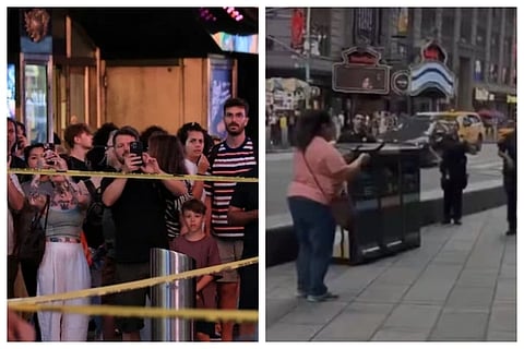 Knife-wielding woman kills one in New York's Times Square